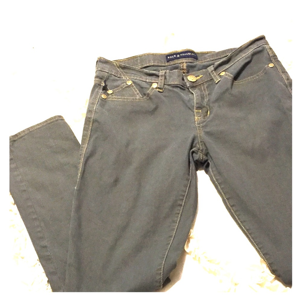 COPY - 3/$25 Rock&republic Skinny Gold Glitter Jeans 💰